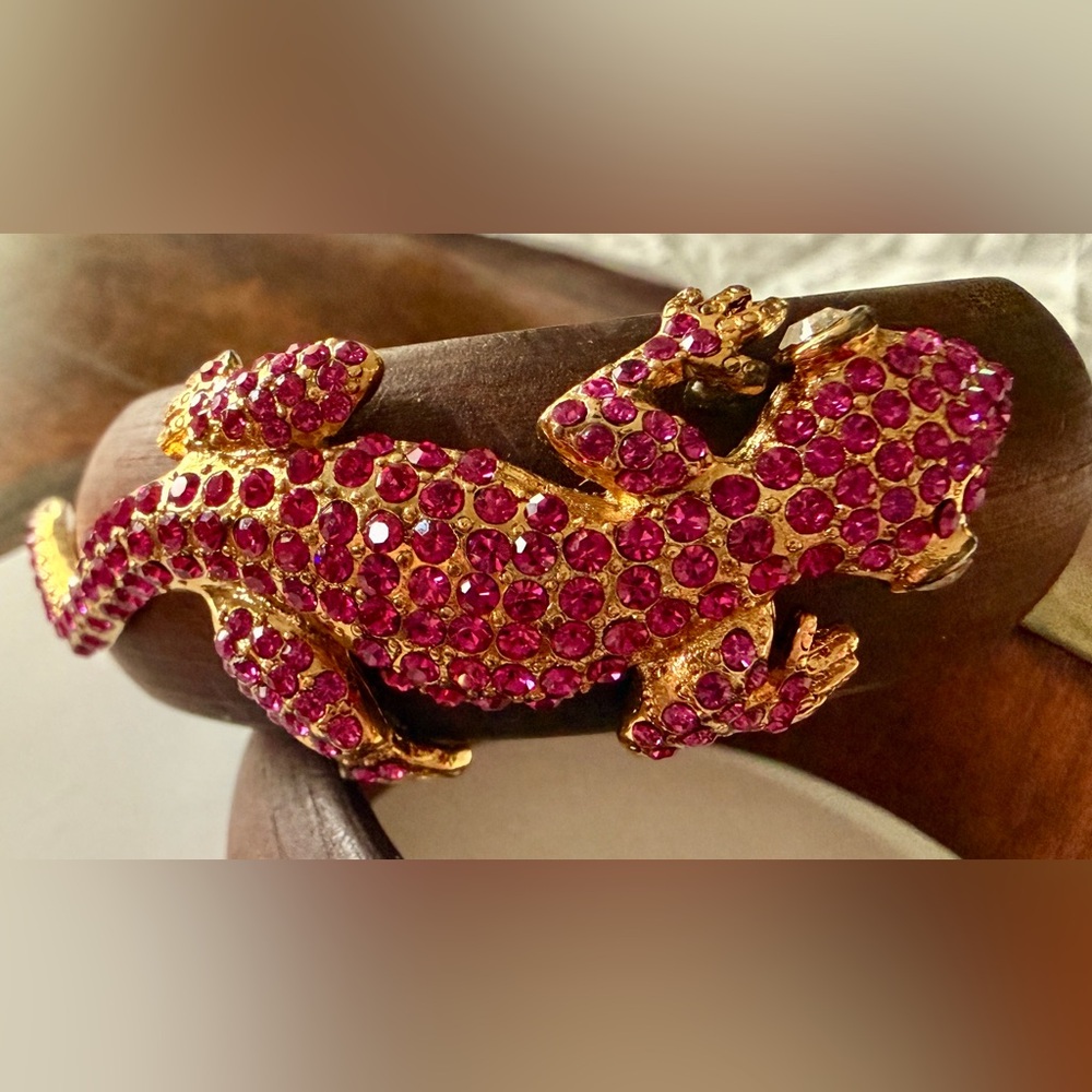 Vintage 80's statement animal bracelets - Picture 6 of 7